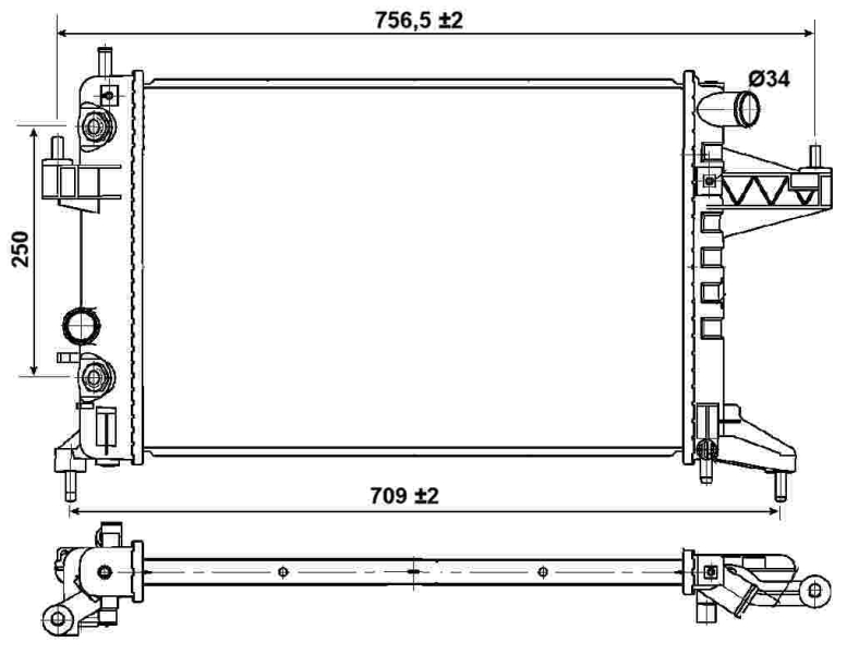 NRF Radiateur 53035