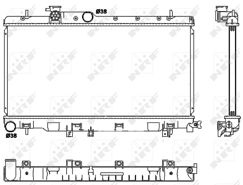 NRF Radiateur 53038