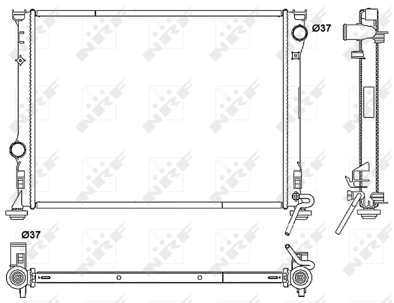 NRF Radiateur 53041