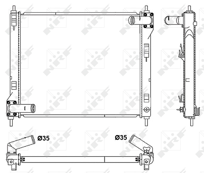 NRF Radiateur 53061