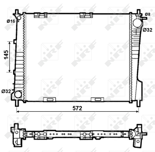 NRF Radiateur 53077