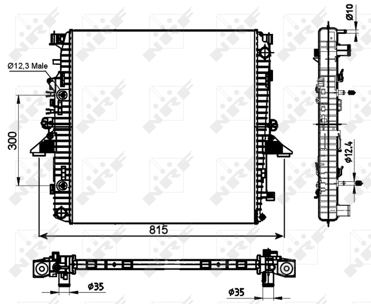 NRF Radiateur 53097