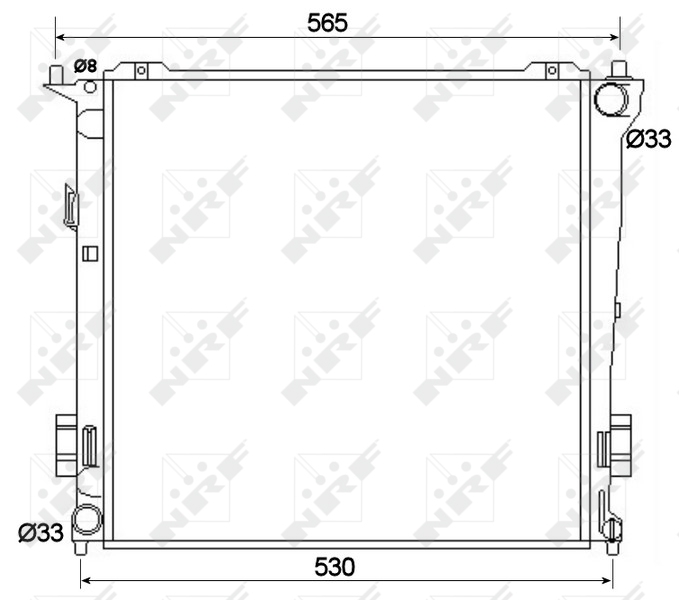 NRF Radiateur 53109