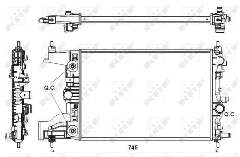 NRF Radiateur 53153