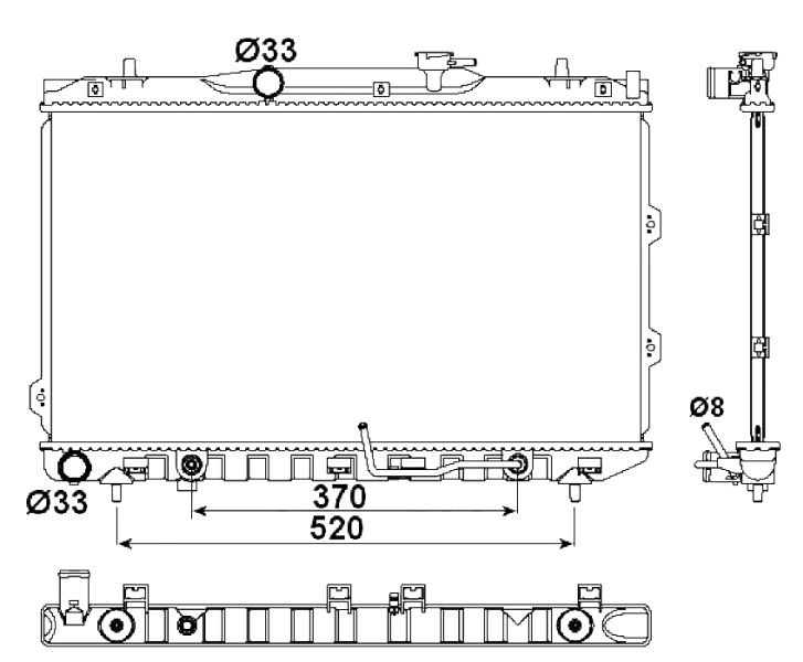 NRF Radiateur 53162