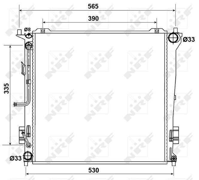 NRF Radiateur 53163