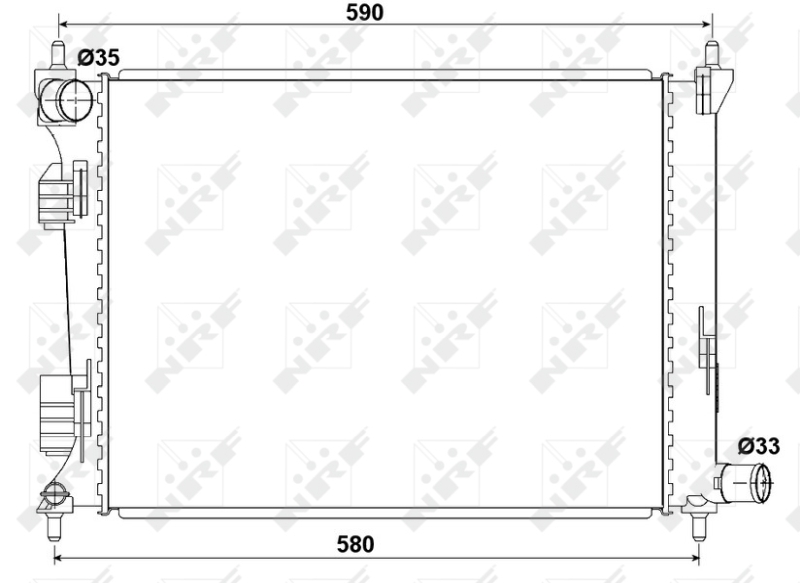 NRF Radiateur 53166