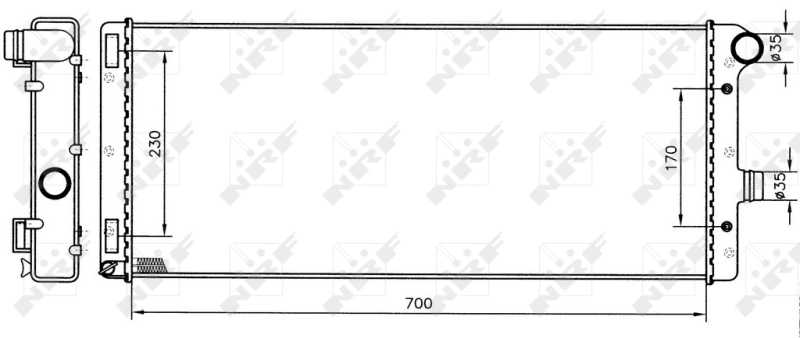 NRF Radiateur 53228