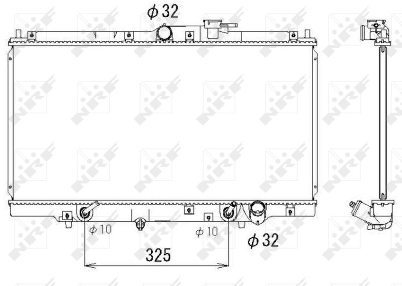 NRF Radiateur 53328