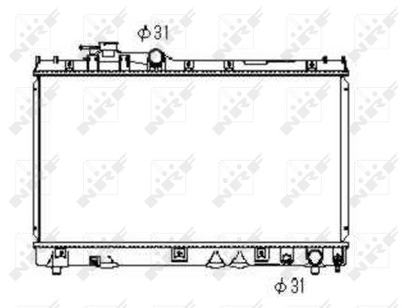 NRF Radiateur 53352