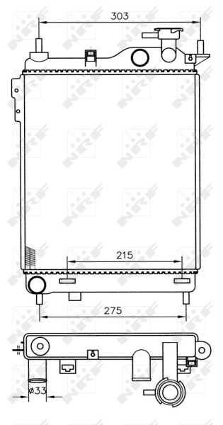 NRF Radiateur 53359