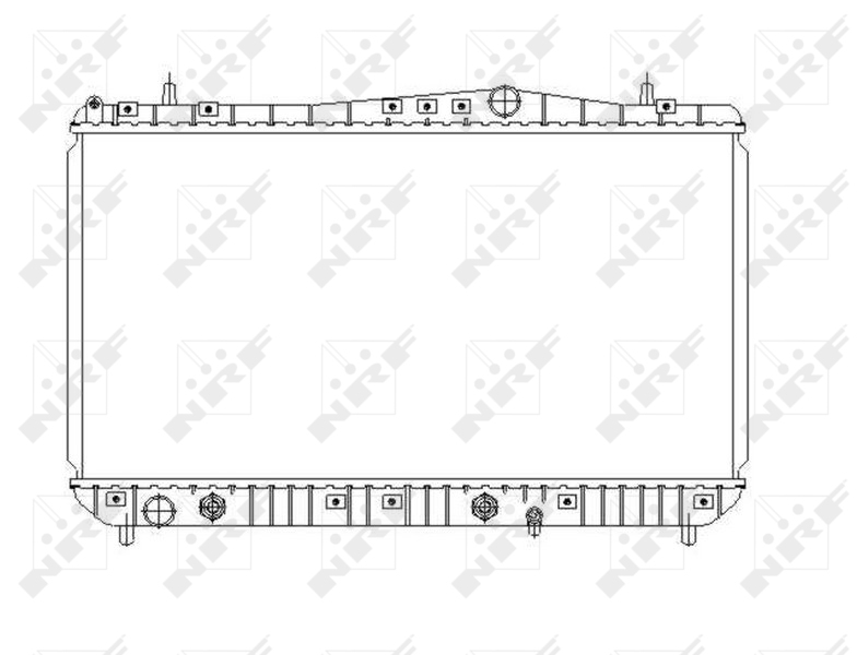 NRF Radiateur 53385