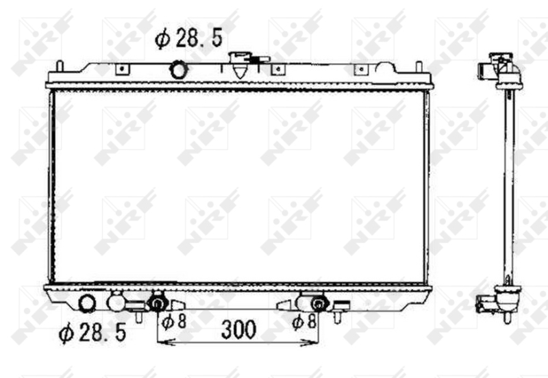 NRF Radiateur 53390