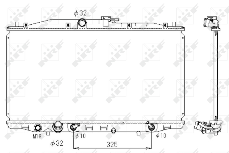 NRF Radiateur 53391