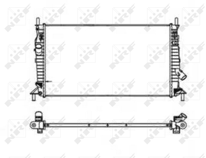 NRF Radiateur 53403