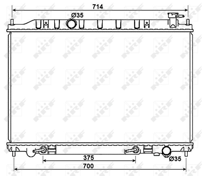 NRF Radiateur 53407