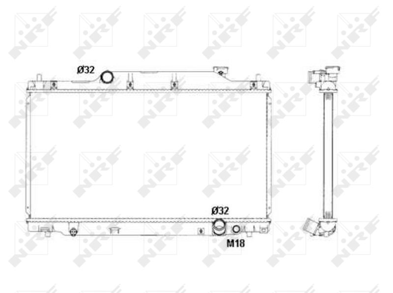 NRF Radiateur 53439