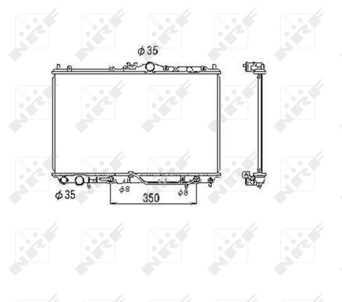 NRF Radiateur 53469