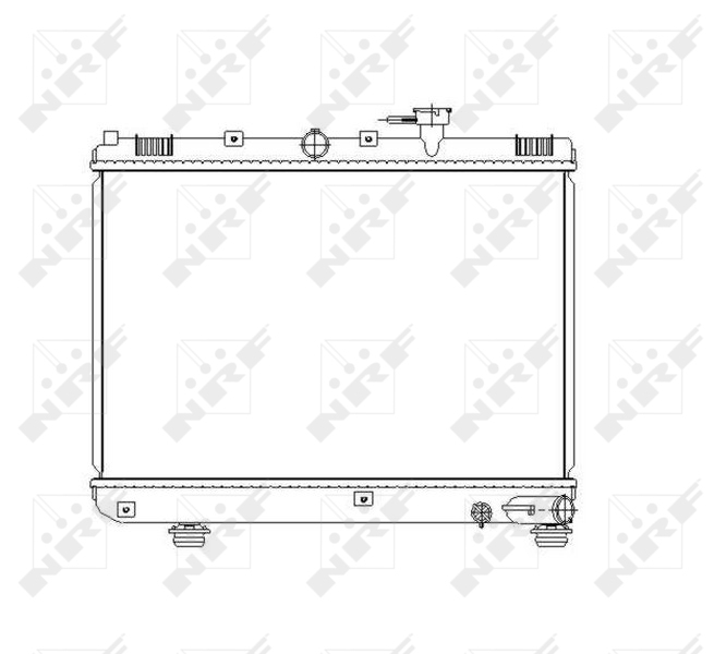 NRF Radiateur 53486