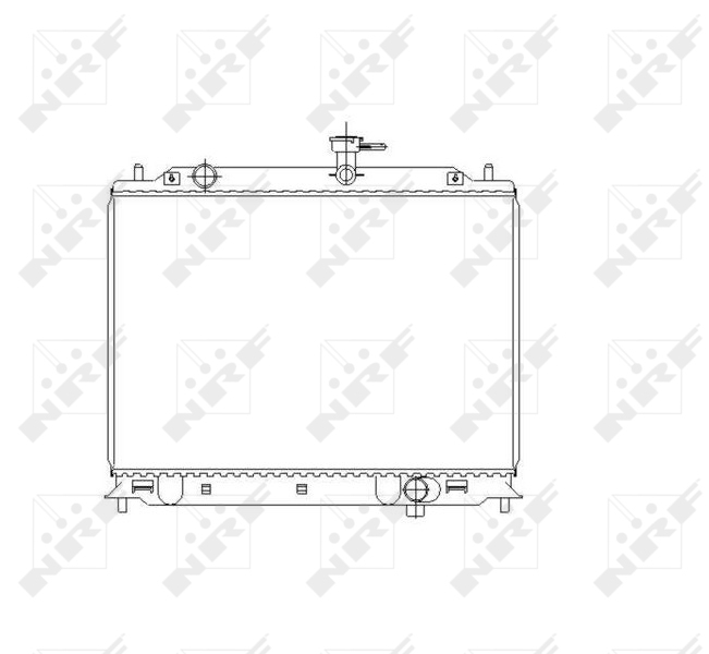 NRF Radiateur 53492