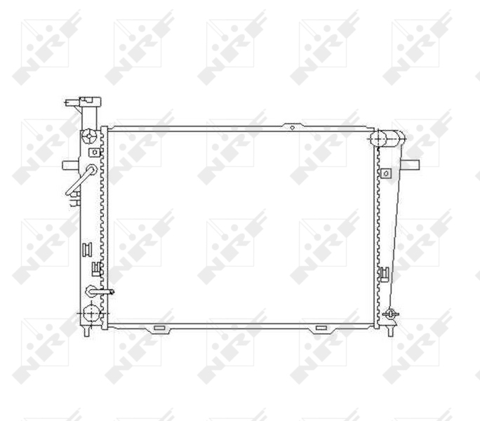 NRF Radiateur 53496