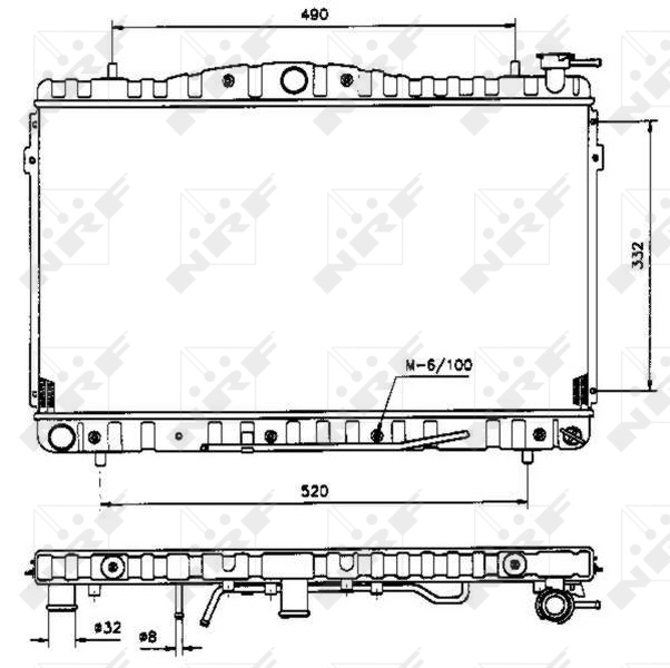 NRF Radiateur 53505