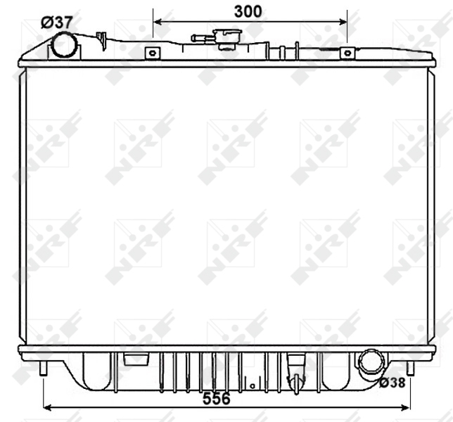 NRF Radiateur 53517