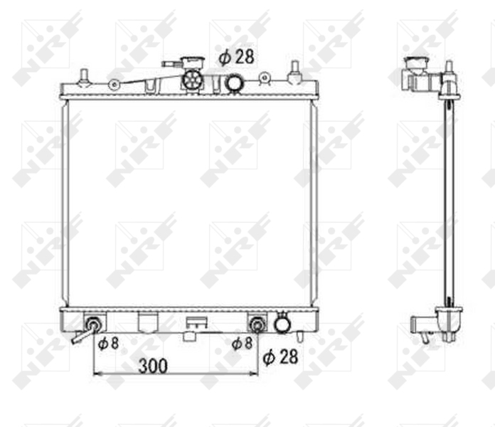 NRF Radiateur 53535