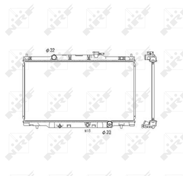 NRF Radiateur 53573