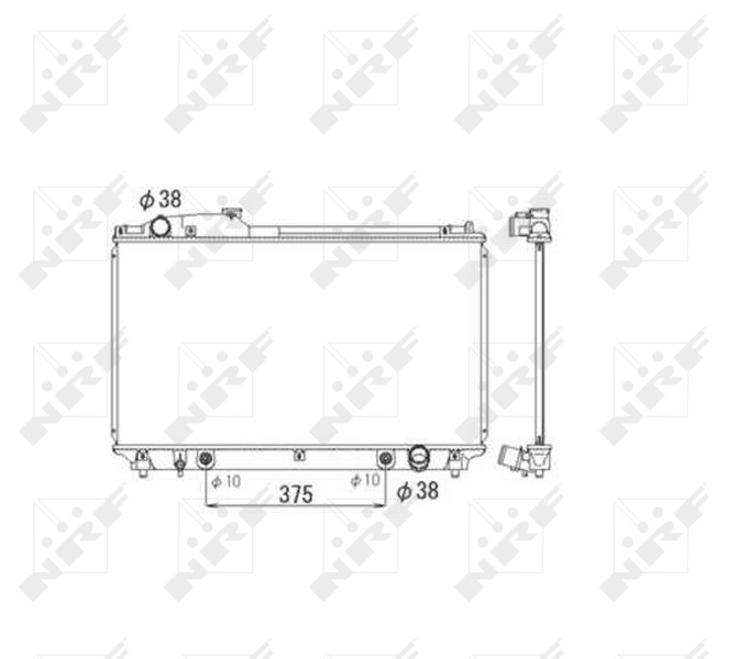 NRF Radiateur 53584