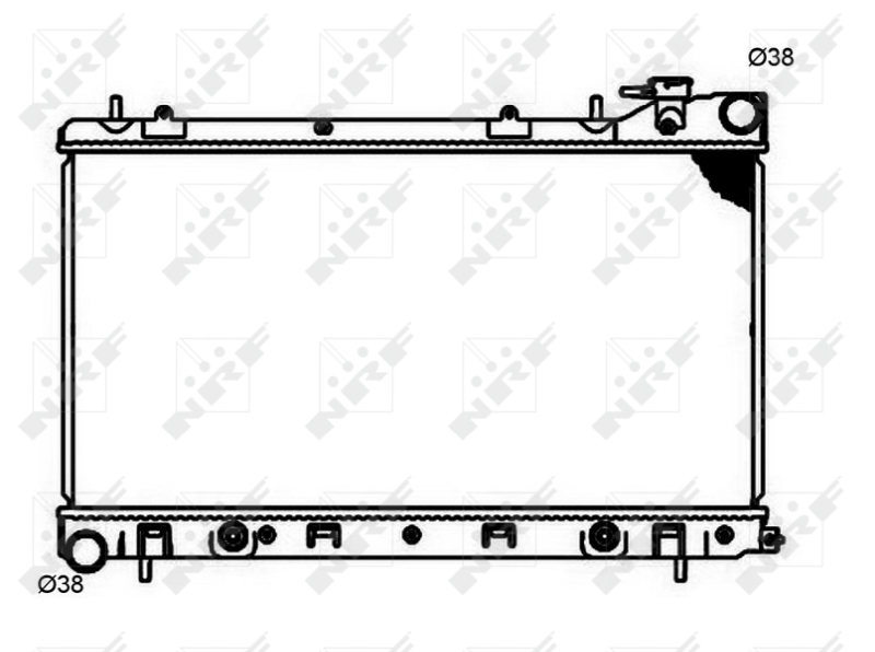 NRF Radiateur 53597