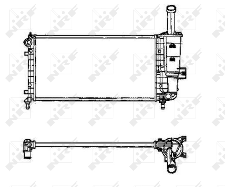 NRF Radiateur 53605