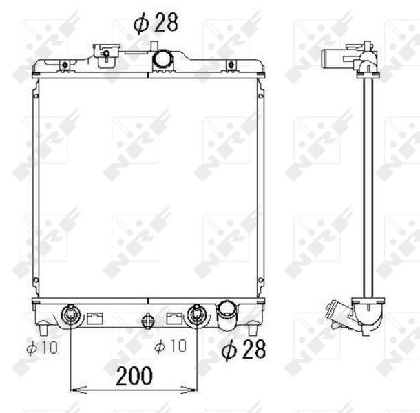 NRF Radiateur 536355