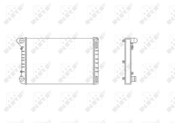 NRF Radiateur 53665