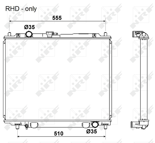 NRF Radiateur 53666