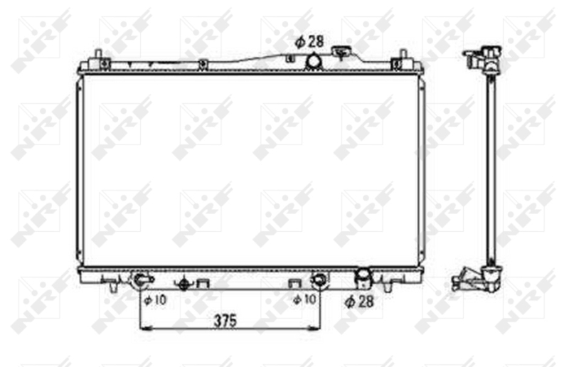 NRF Radiateur 53678