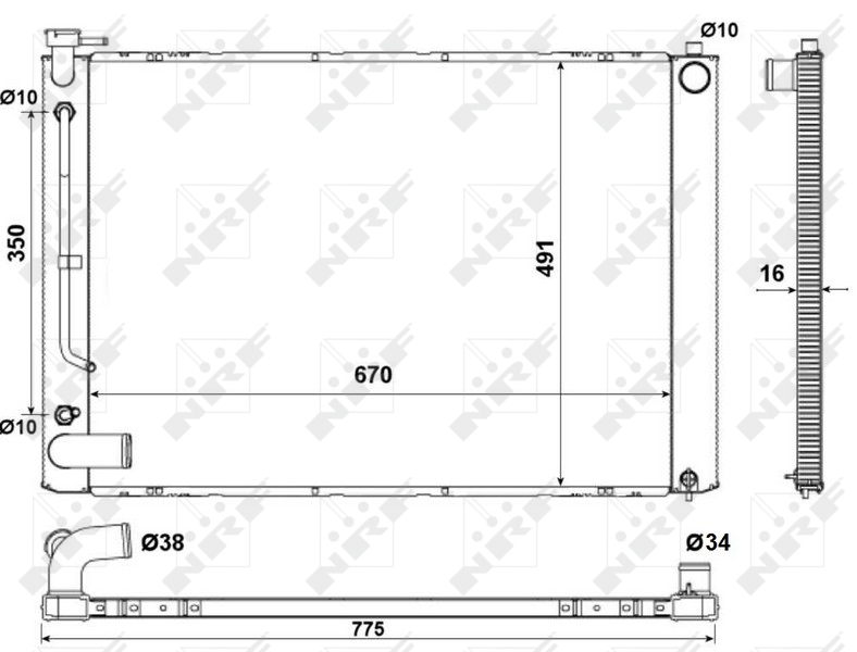 NRF Radiateur 53681