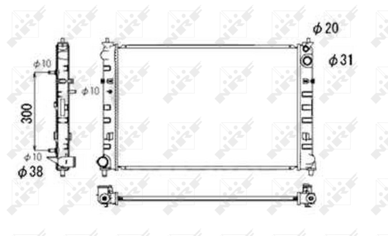 NRF Radiateur 53684