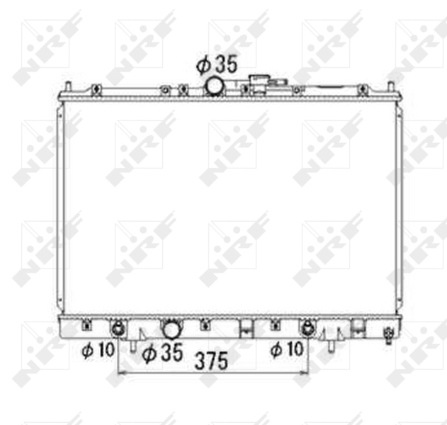 NRF Radiateur 53686