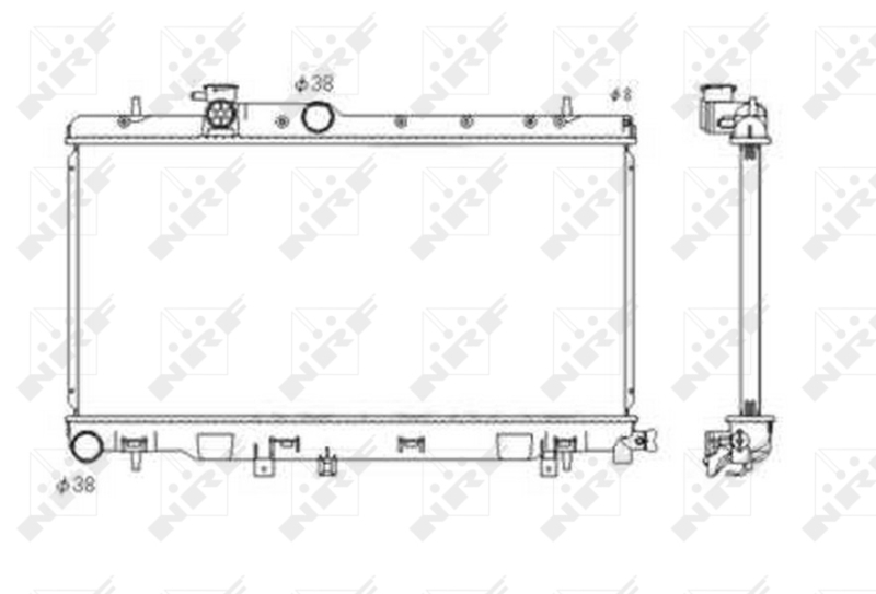 NRF Radiateur 53697