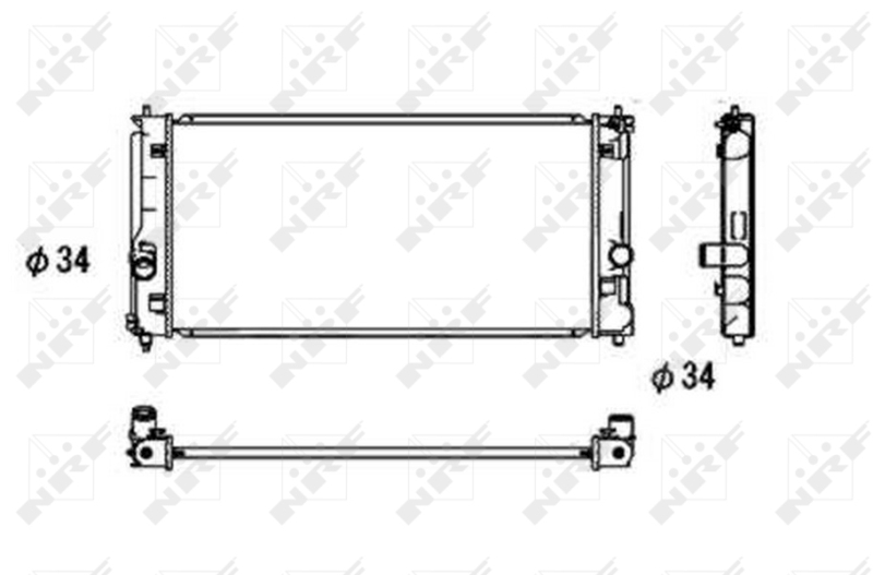 NRF Radiateur 53709