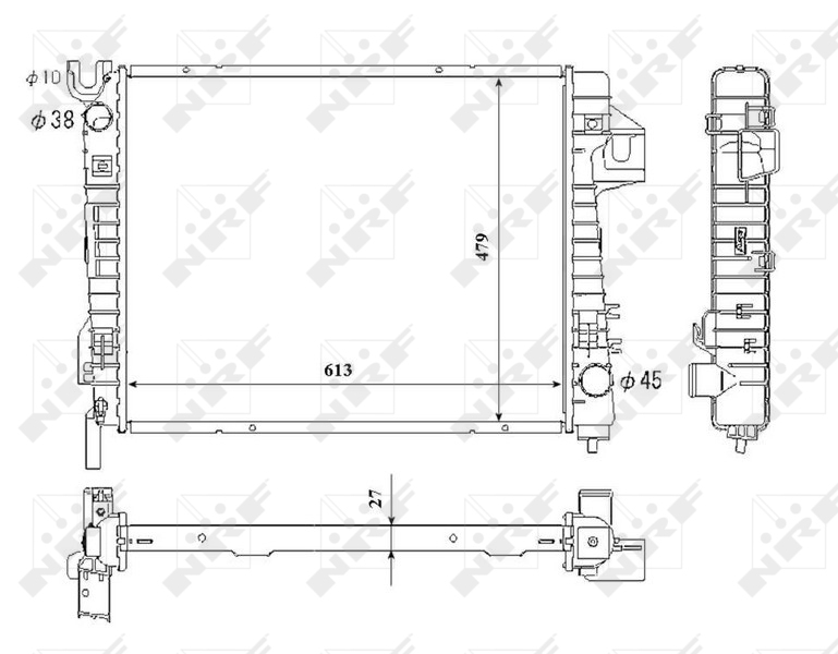 NRF Radiateur 53712