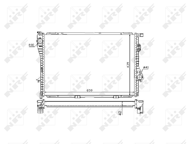 NRF Radiateur 53721