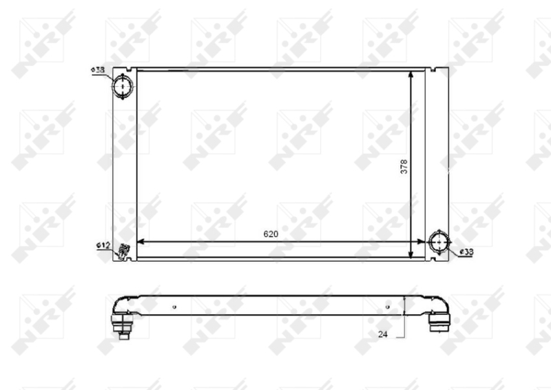 NRF Radiateur 53726