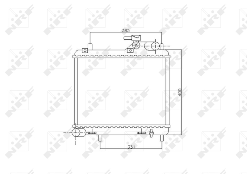 NRF Radiateur 53745