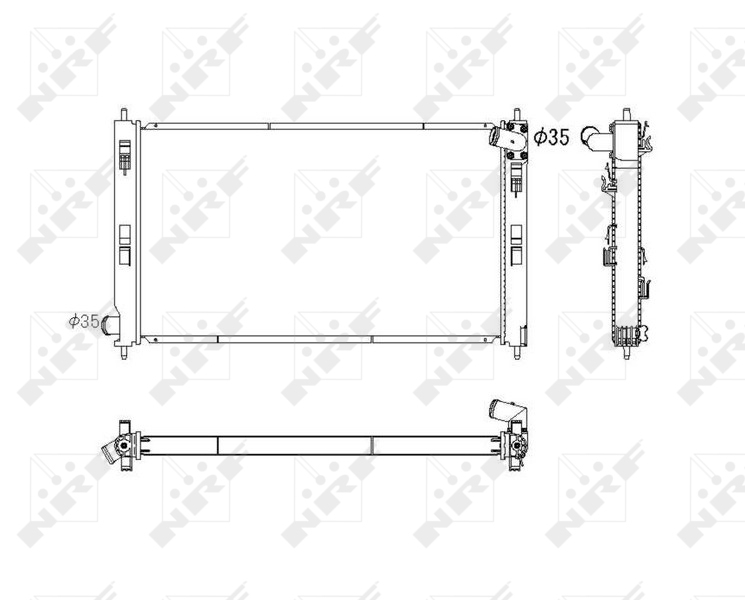 NRF Radiateur 53753