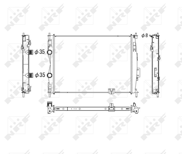 NRF Radiateur 53755