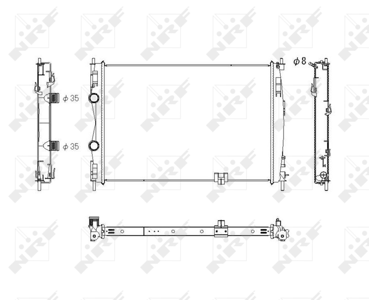 NRF Radiateur 53757