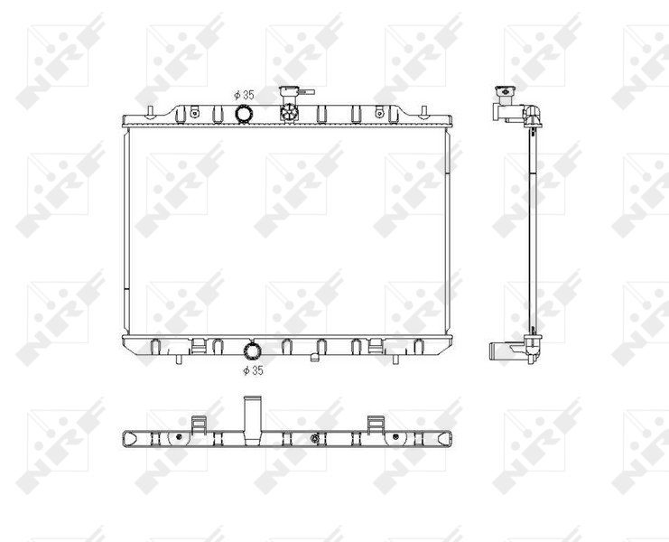 NRF Radiateur 53761