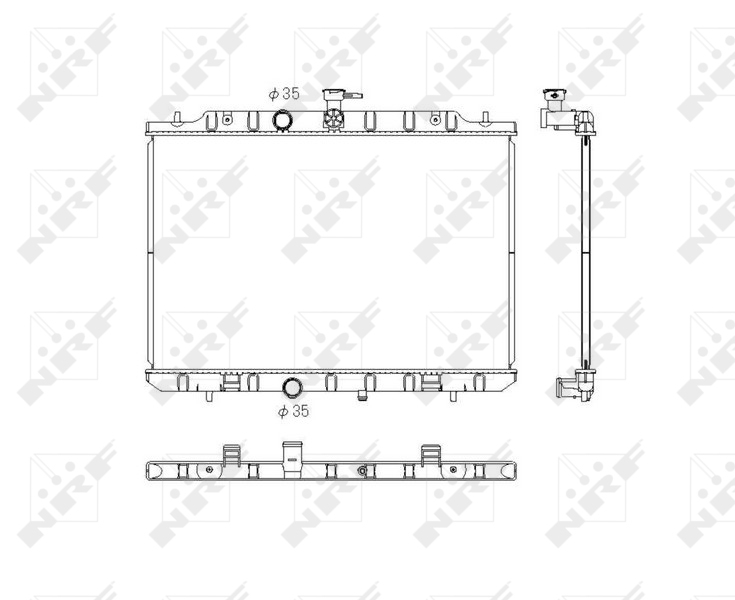 NRF Radiateur 53762